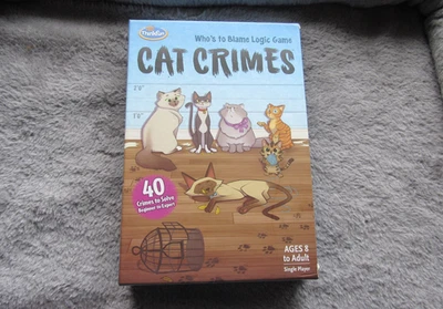 Juego de lógica de crímenes de gato ThinkFun de 8 años en adelante juego cerebral para un jugador Foto 1 de 4