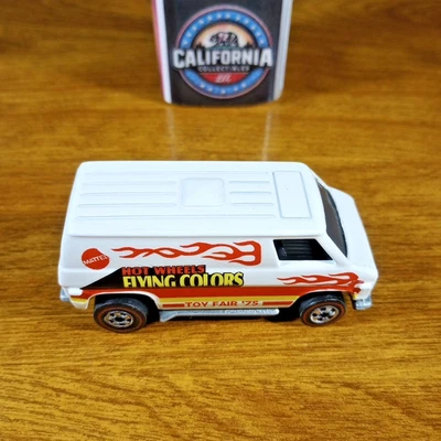 Сделанный на заказ винтажный суперфургон Redline Hot Wheels игрушка Fair '75 белый летающий цвет - Изображение 1 из 4