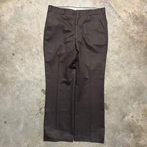 Pantalón de lana vintage años 60 Capper Happer marrón garra 34x29 años 60 verdadero vintage - Imagen 1 de 5