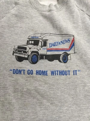 Nueva sudadera diaria de colección para hombre extra grande hecha en yunque en EE. UU. No te vayas a casa sin ella Foto 1 de 4