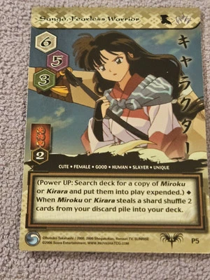 Sango Fearless Warrior InuYasha TCG Promo Foil Card P5 - Image 1 of 4