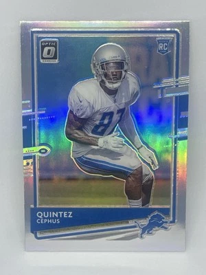 2020 Panini Donruss Optic QUINTEZ CEPHUS #130 RC Silver Holo PRIZM SP LIONS - Image 1 of 2