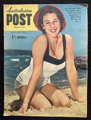AUSTRALASIAN POST - 1958, Feb 27, Doris Day, V C Hall - N T Police, 48 pages - Image 1 of 4