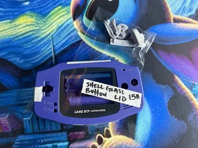 Original Nintendo Gameboy Advance Shell Indigo - OEM Purple, BUTTONS & LID - Image 1 of 4