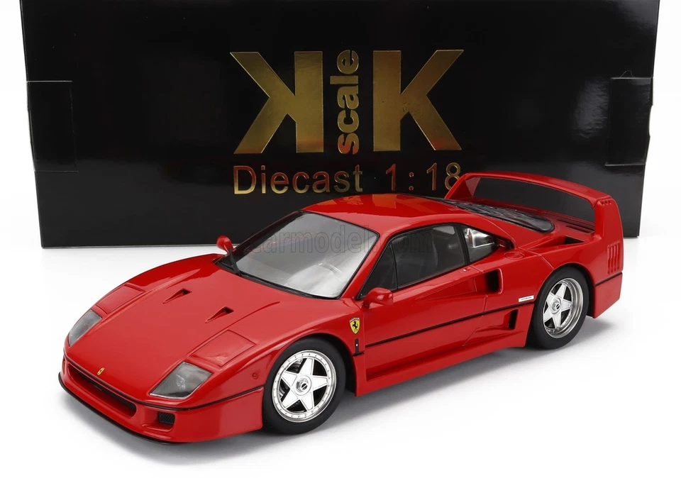 1/18 KK-SCALE - FERRARI - F40 1987 - BLACK INTERIOR KKDC180691 - Immagine 1 di 1
