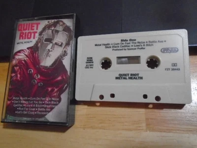 RARE OOP Quiet Riot CASSETTE TAPE Metal Health 1983 Ratt Dio W.A.S.P. Giuffria - Image 1 of 2