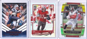 Rob Gronkowski 3 Card Lot 2020 Optic Silver Holo Prizm 2021 Select 2017 Airborne - Picture 1 of 2