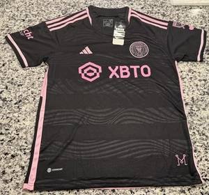 Adidas Lionel Messi Inter Miami CF Fußball Trikot schwarz pink Club International L - Bild 1 von 12