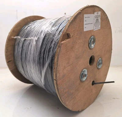 500m RG59 LSNH Coaxial Cable Wire Black CCTV TV AERIAL SATALITE - Image 1 of 2