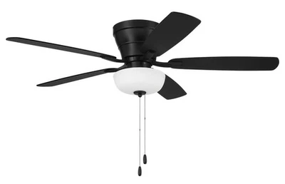 Craftmade WHL525C1 Wheeler 52" 5 Blade Indoor LED Ceiling Fan - Black - Image 1 of 4