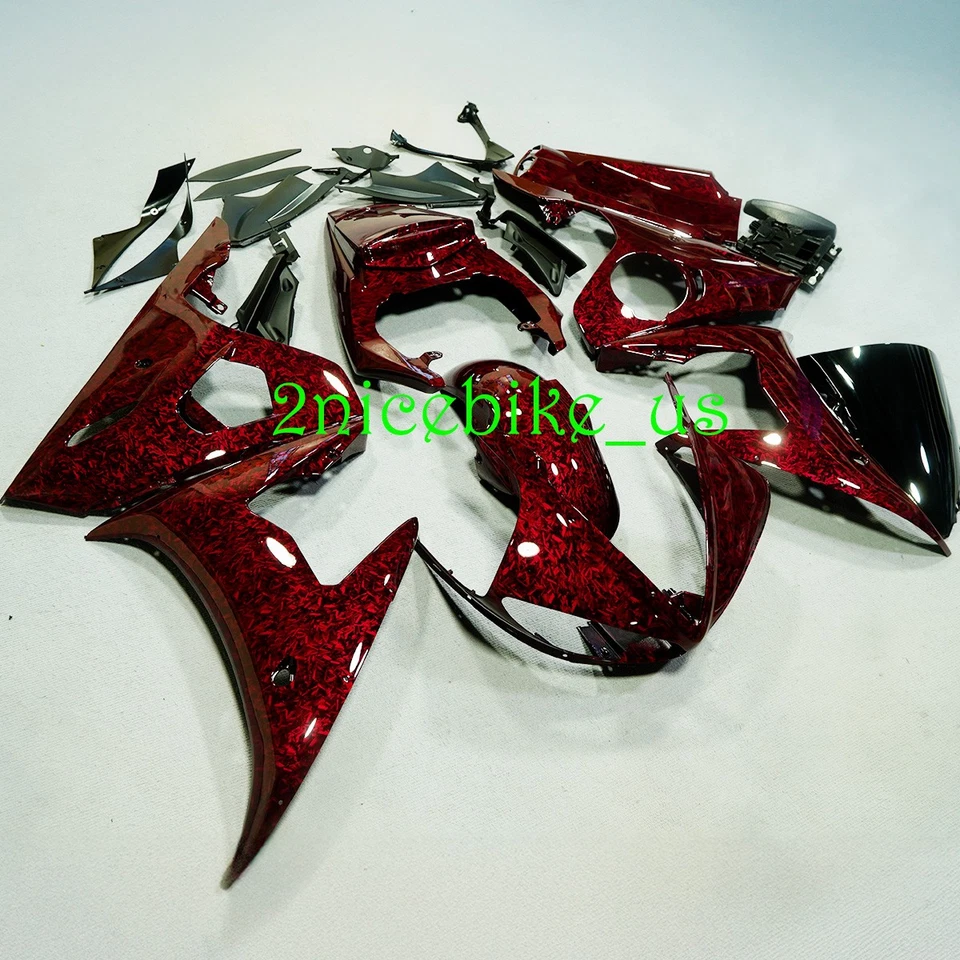 ABS Fairing Kit For Yamaha YZF R6 2003-2004 & R6S 2006-2009 Forged Carbon Fiber - Imagem 1 de 4