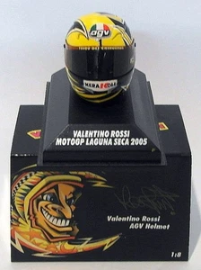 Minichamps 1/8 Scale 397 050096 - AGV Helmet Moto GP Laguna Sec 2005 V. Rossi - Picture 1 of 1