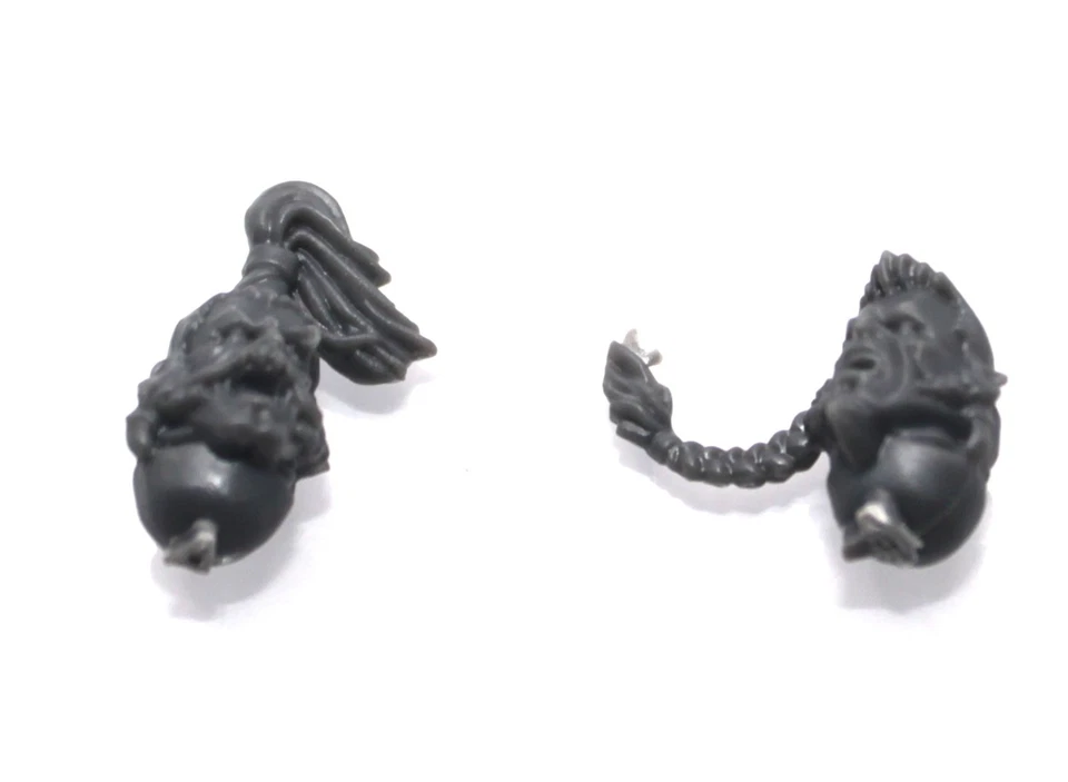 Warhammer 40K Lobos Espaciales Viejo Lobo Guardia Terminators Cabezas Desnudas x2 Foto 1 de 1