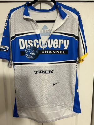 Мужская велосипедная рубашка Nike Dri Fit большая футболка Discovery Channel Trek XXL - Изображение 1 из 3
