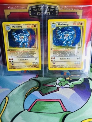 Machamp Holo Rare 1st Edition Factory Sealed Pokemon Card Near Mint 2x 🔥💎 - Image 1 of 4