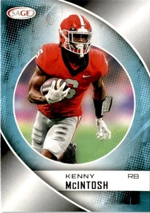 Tarjeta de novato de fútbol americano universitario Kenny Mcintosh Sage - Imagen 1 de 1