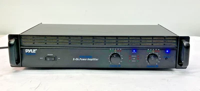 Pyle PTA1000 Professional Rackmount 2-Channel Power Amplifier, 1000W - Image 1 of 4