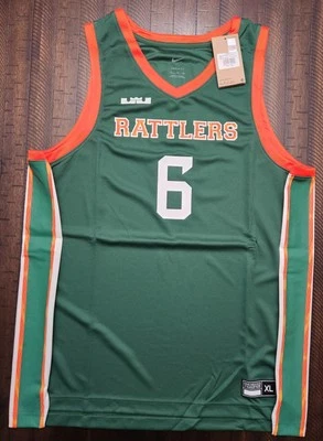 Camiseta deportiva para hombre Nike Dri-Fit Florida A&M Lebron James XL verde nueva con etiquetas Foto 1 de 4