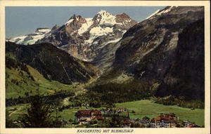 Kandersteg Schweiz Switzerland Postkarte ~1910/20 Panorama Blümlisalp ungelaufen - Bild 1 von 1