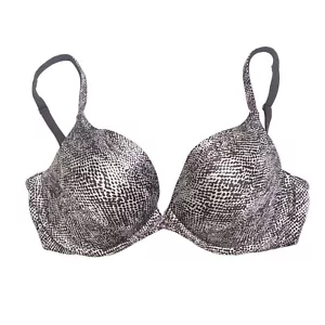 Victoria's Secret 34DD Perfect One Padded Bra Underwire Snakeskin Adjustable - Picture 1 of 13