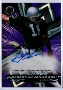 2023 Topps Composite Football Resurgence Sebastian Janikowski AUTO RAIDERS 74/99 - Picture 1 of 1