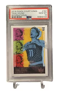 2018-19 Panini Court Kings #187 International Trae Young Level III (3) SSP Pop 8 - Picture 1 of 2
