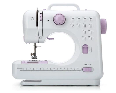 Portable Electric Mini Multi-Function Home Sewing Machine 12 Stitch Dual Speed - Image 1 of 4