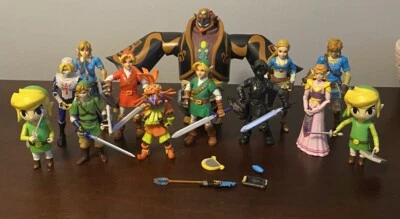JAKKS Pacific 4” Figure Lot Legend of Zelda Link Ganondorf HTF Rare Nintendo! - Image 1 of 4