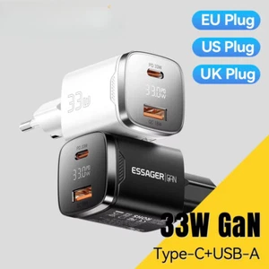 33W GaN USB Type C Charger Digital Display PD Fast Charging for IPhone 16 15 Pro - Photo 1 sur 24