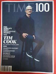 TIME MAGAZINE JUNE 6/JUNE 13 2022 Latest issue 100 MOST INFLUENTIAL TIM COOK - Picture 1 of 2