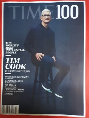 TIME MAGAZINE JUNE 6/JUNE 13 2022 Latest issue 100 MOST INFLUENTIAL  TIM COOK  - Image 1 of 2