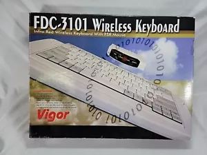 VIGOR FDC-3101 Wireless Infra-red Vintage Keyboard - PS/2 NEW - Picture 1 of 10