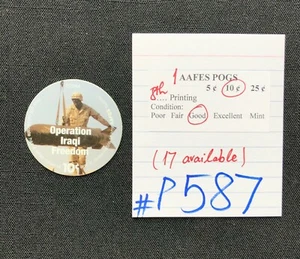 AAFES POGS, 8th Series/Printing, 1 POG, 10¢, #P587, GOOD - Picture 1 of 2