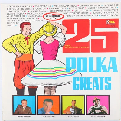 Various – 25 Polka Greats Vol. 1 - 1971 Stereo 12" LP Vinyl Record K-Tel NC 420 Foto 1 de 4