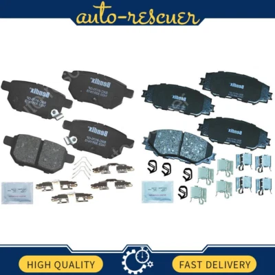 2x Conjunto de Pastilhas de Freio a Disco Traseiras Dianteiras para Toyota Corolla 2012~2017 - Imagem 1 de 3