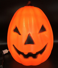 TPI Jack O' Lantern Halloween Lighted Blow Mold Pumpkin 1991 Canada 13” High