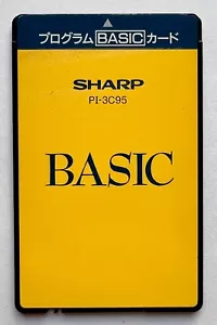 Sharp PI-3C95-x "Program BASIC" IC card for electronic organizer RARE! - Bild 1 von 4