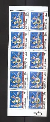 AUSTRALIA Living Together 39c 1988 Booklet Scott 1063Bc MNH - Image 1 of 2