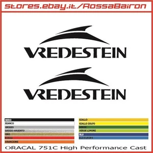 Kit 2 Adhésifs Vredestein mm.150x48 - Stickers Autocollants Autocollant Stickers - Imagen 1 de 1