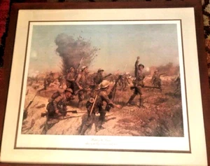 The Somme 1. Weltkrieg gerahmter Druck - Bild 1 von 6