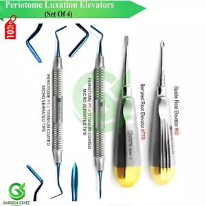 Dental Periotome Luxating Elevators Implant Surgical Elevator Set - Picture 1 of 5