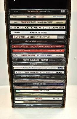 23 Country CD's Blake Shelton Alan Jackson Hank Williams Tim McGraw Dolly Parton Foto 1 de 4