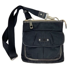 Franco Sarto Crossbody Purse Small Black Zipper Magnetic Pocket Adjustable Strap - Picture 1 of 6