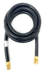 8' LP Propane Gas Hose Assembly 3/8" Male NPT x 3/8" Female Flare Low Pressure - Picture 1 of 5