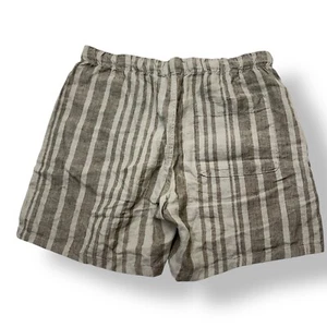 Everlane Leinen Easy Shorts in Seegras Olivgrün Herren M Resortwear Strand - Bild 1 von 8