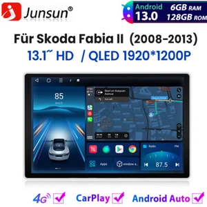 13.1" 6+128GB Carplay Autoradio Android 13 GPS NAVI Für Skoda Fabia II 2008-2013 - Bild 1 von 14
