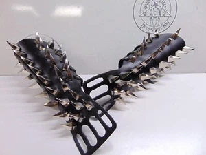 LEDERFAUST-DRACHE-KRALLE STACHELHANDSCHUHE. (MDLG0371)..... MORK'S - Bild 1 von 9