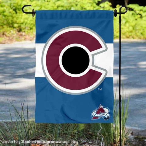 Colorado Avalanche State of Colorado Garden Flag and Yard Banner Cover