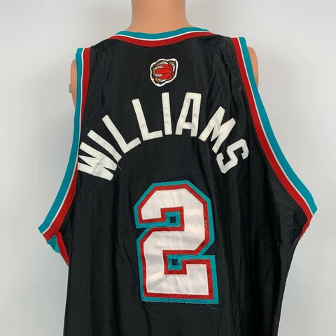 Reebok Authentic Jason Williams Memphis Grizzlies Jersey Vtg NBA Sewn Black 60 Cover
