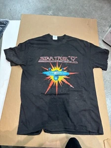 Vintage 1989 Star Trek V - The Final Frontier T-Shirt - Size X-large -With Flaws - Picture 1 of 3